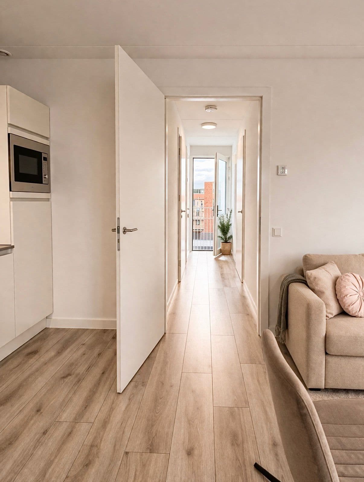 City Apartment voor 1-3 personen slaapruimte